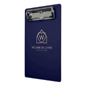 Modern Real Estate Promotional Realtor Logo Mini Klemmbrett (Gewinkelt2)