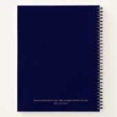 Modern Real Estate Promotional Realtor Logo Notizblock (Rückseite)