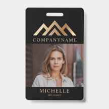 Modern Real Estate Promotional Realtor Name Tag Ba
