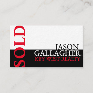 Modern Realty Real Anwesen Realtor Business Card Visitenkarte