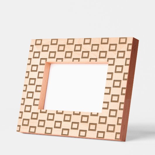Modern Rectangles Laser Etched Picture Frame Geätzte Rahmen (Links)