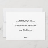 Modern Red 8 Foto Collage Frohe Weihnachten (Rückseite)