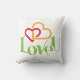 Modern Red and Blue Tartan Plaid Throw Pillow  Kissen