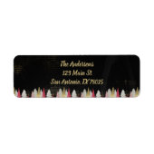 Modern Red Black Christmas Holiday (Vorne)