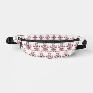 Modern Red Blätter Fanny Pack Bauchtasche