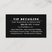 Modern Red Car Wash & Auto Detailing Visitenkarte (Vorderseite)