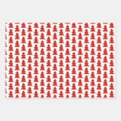 Modern Red Christmas Geschenkpapier Set (Vorderseite 3)