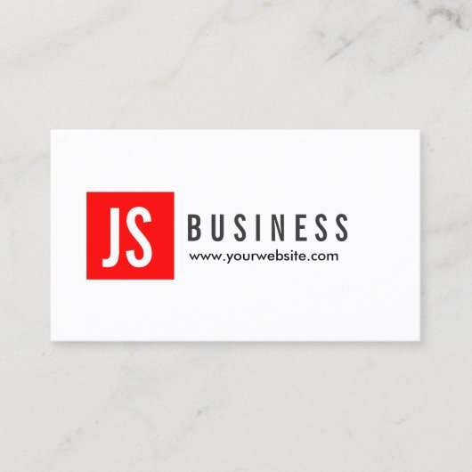 Modern Red Logo Video Editor Business Card Visitenkarte (Vorderseite)