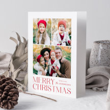 Modern Red MerChristmas 7 Foto Collage