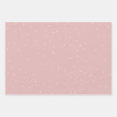 Modern Red Pink Familie Foto Weihnachtsfest Geschenkpapier Set (Vorderseite 2)