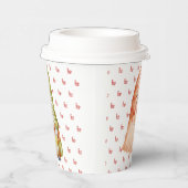 Modern Red Script HoSeptember Gnomies Holiday Pappbecher (Rechts)