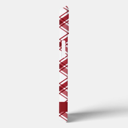 Modern Red White Case-Mate iPhone Hülle (Rückseite / Rechts)