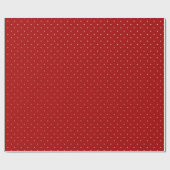 Modern Red & White Hearts Pattern Valentine Day Geschenkpapier (Flach)