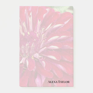 Modern Red Zinnias Post-it Klebezettel