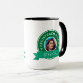 Modern Registered Nurse RN Personalisiert Abzeiche Tasse (VorderseiteRechts)