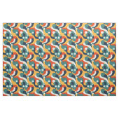 Modern Retro Abstrakt Stoff (Fat Quarter (45,7 x 55,9 cm))