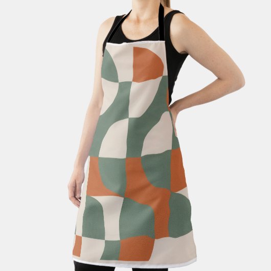 Modern Retro Geometric Apron Schürze (InSitu)