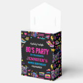 Modern Retro Neon 80’s Birthday Party for Adults Geschenkschachtel (Geöffnet)