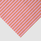 Modern Retro Striped Fun Colorful Pink Orange  Seidenpapier (Detail)