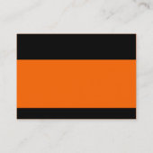 Modern - Rich Orange Visitenkarte (Rückseite)