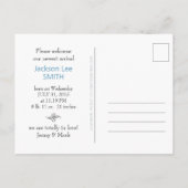 Modern Rock New Baby Boy Foto Vorlage Postcard (Rückseite)