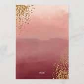 Modern Romantic Valentine’s Party Invitation Einladung (Rückseite)