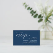 Modern Romantic Wedding Invites RSVP Reminder Card Begleitkarte (Stehend Vorderseite)