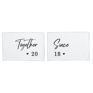 Modern Romantischer Coupé Hochzeitstag Schlafzimm Kissenbezug