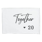 Modern Romantischer Coupé Hochzeitstag Schlafzimme Kissenbezug (Vorderseite-Links)