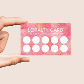 Modern rosa Abstrakt Treuekarte