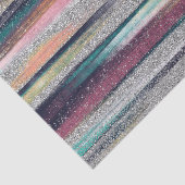 Modern rosa Blauer Glitzer Pinselstriche Farbe Far Seidenpapier (Ausschnitt)