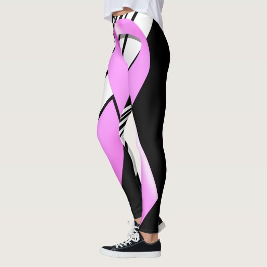 Modern rosa Brustkrebs Leggings (Links)