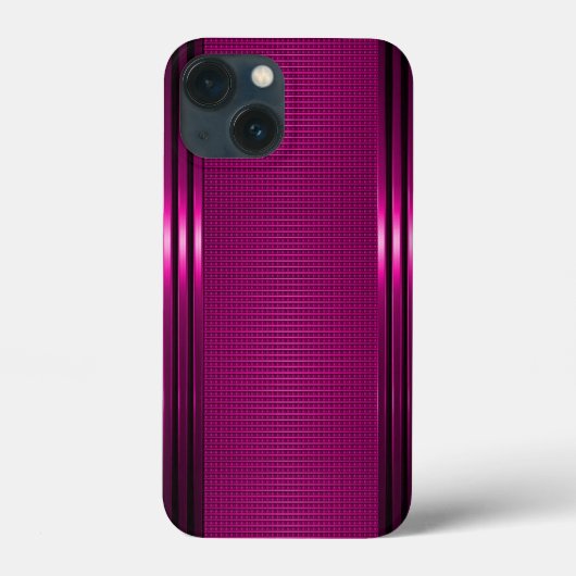 Modern rosa Case-Mate iPhone hülle (Rückseite)