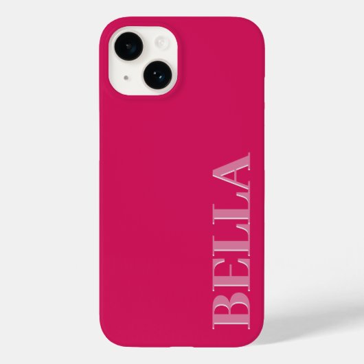 Modern rosa Erstklassig zeitgemäß Case-Mate iPhone Hülle (Rückseite)