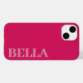 Modern rosa Erstklassig zeitgemäß Case-Mate iPhone Hülle (Rückseite (Horizontal))