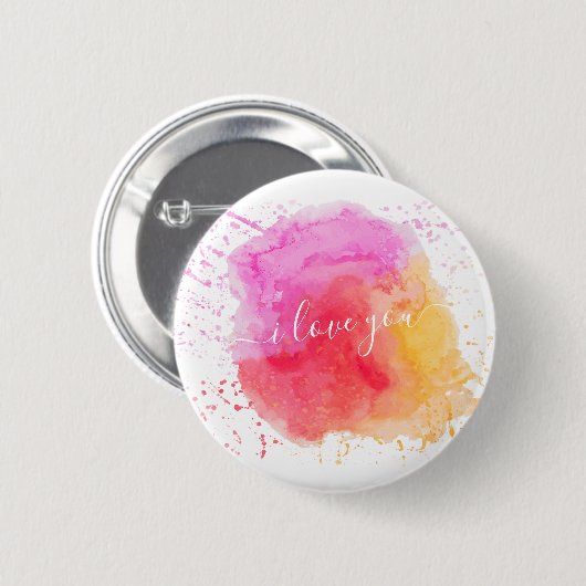 Modern rosa Farbe Button (Vorne & Hinten)