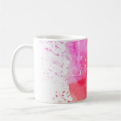Modern rosa Farbe Kaffeetasse (Links)