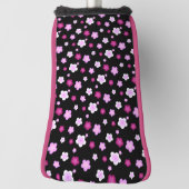 Modern rosa Farbverlaufsmuster Blume Name Golf Headcover (Rotieren 90)