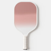Modern rosa fett Monogramm Pickleball Schläger (Rückseite)