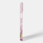 Modern rosa Flamingo Glitzer Bokeh - Personalisier Case-Mate iPhone Hülle (Rückseite / Rechts)