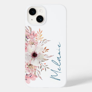 Modern rosa Floral Case-Mate iPhone 14 Hülle
