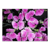 Modern, rosa & floral, Eltern zur Karte (Vorderseite (Horizontal))