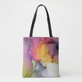 Modern rosa Floral Tasche (Vorderseite)