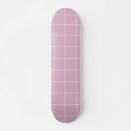Modern rosa geometrisch einfach skateboard