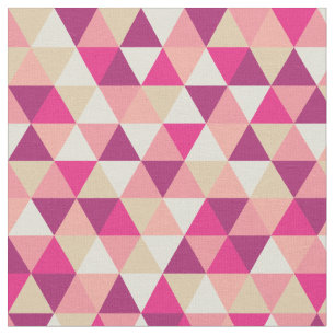 Modern rosa geometrisch   Material Stoff