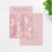 Modern-rosa Glitzer Ohrringe Display Card (Schreibtisch)