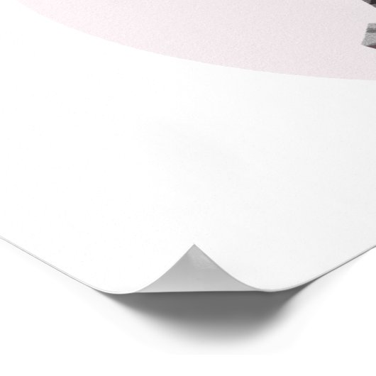 Modern rosa Kirschbaum Bonsai & aufstrebende Sonne Poster (Ecke)