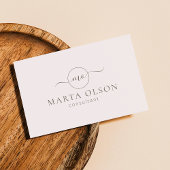 Modern rosa, Logo Visitenkarte