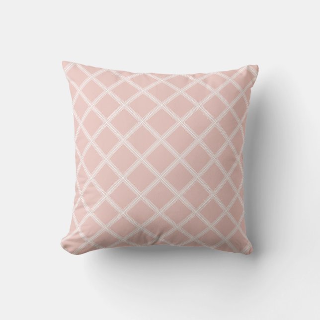 Modern rosa, moderne Design Square-Vorlage Kissen (Vorderseite)
