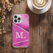 Modern rosa Monogramm Case-Mate iPhone Hülle